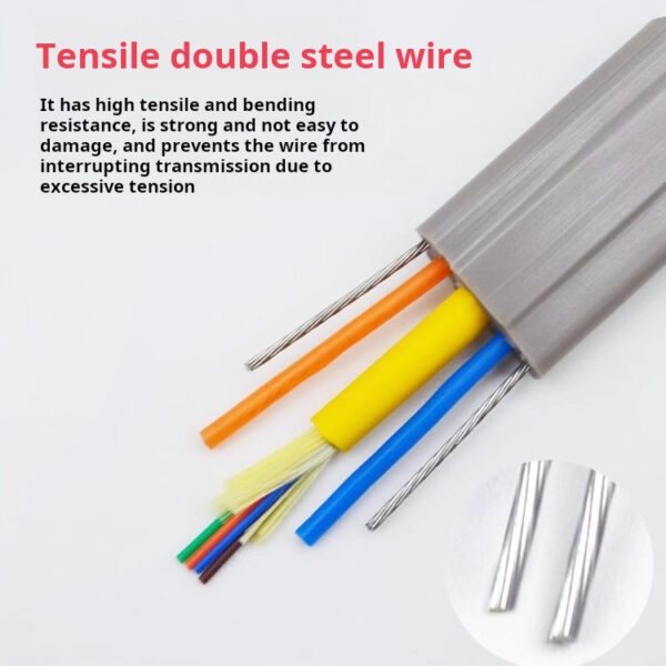 Elevator 4 core single mode indoor optical fiber elevator traveling optical cable - Image 4