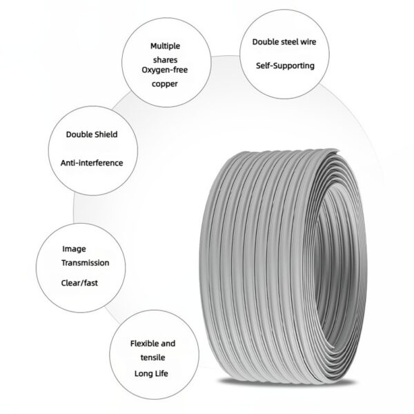 8 core oxygen-free copper T-UTP5E elevator cable - Image 5