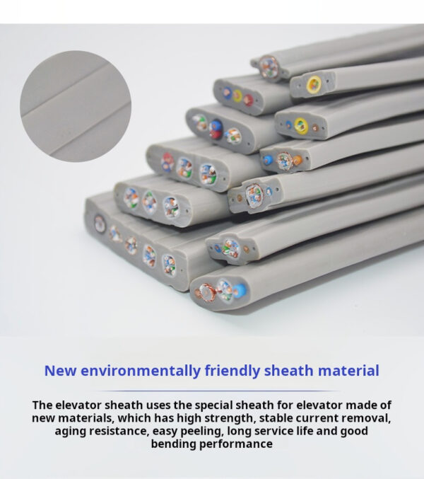 oxygen-free copper T-FTP6E double shield elevator cable - Image 4