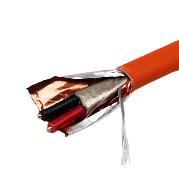 1.5mm 2 Core Fire Alarm Cable 100m/Coil UL FPLR Certified LSZH Shielded For Commercial Buildings Fire Alarm Cable - Image 2